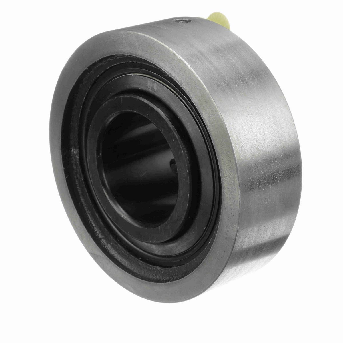 Sealmaster Mounted Cast Iron Cylindrical Cartridge Ball Bearing - 52100 Bearing Steel, Black Oxided - Setscrew Lock - MSC-32