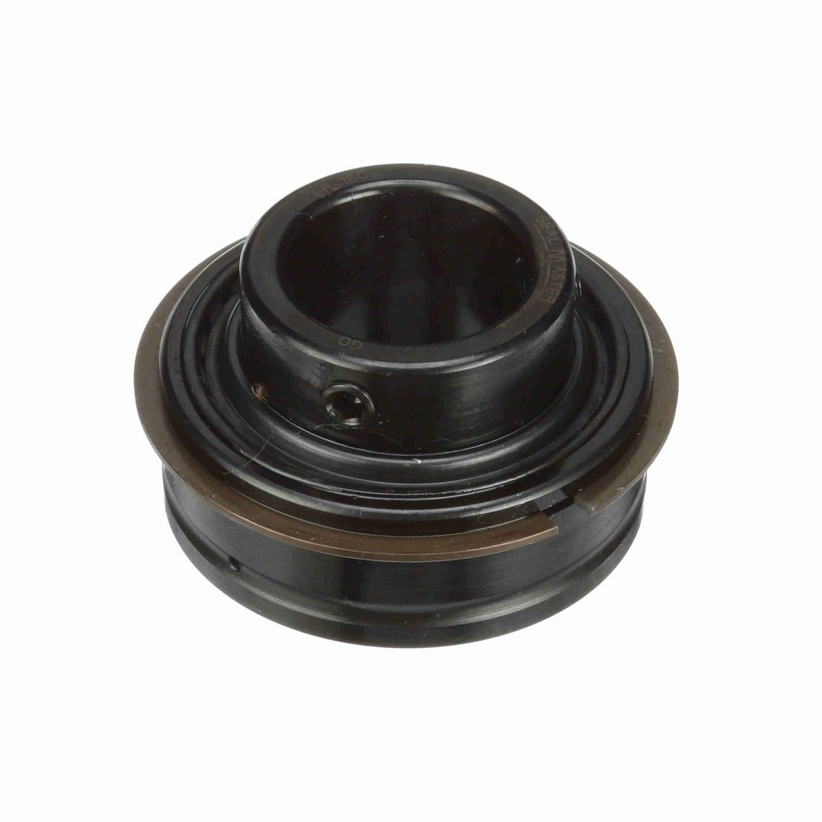 Sealmaster Mounted Insert Only Ball Bearing - 52100 Bearing Steel, Black Oxided - Setscrew Lock - ER-16C