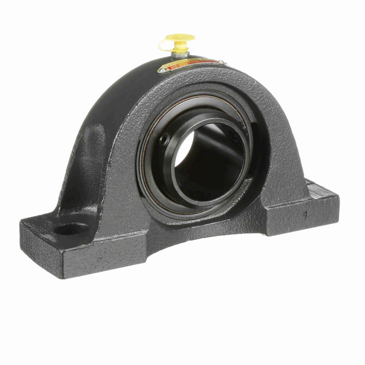 Sealmaster Mounted Cast Iron Two Bolt Pillow Block Ball Bearing - 52100 Bearing Steel, Black Oxided - Double Setscrew Lock - NPD-31