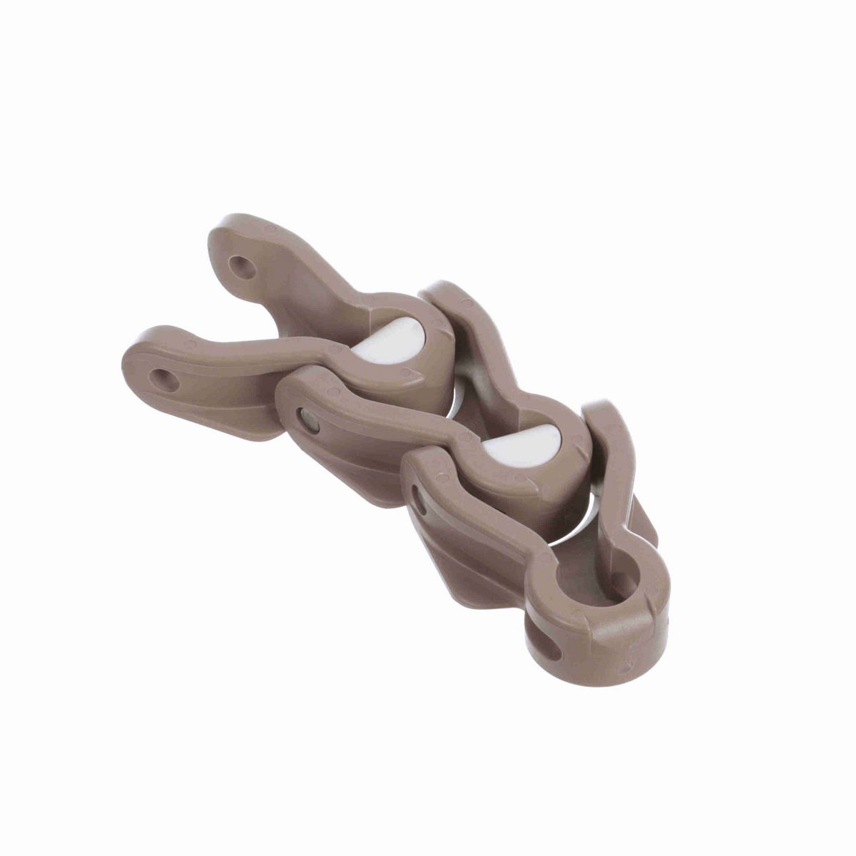 System Plast 1700 Side-flexing Solid Top, Material: Tan Low Friction, Width: 55mm, Pitch: 50mm - LF1700