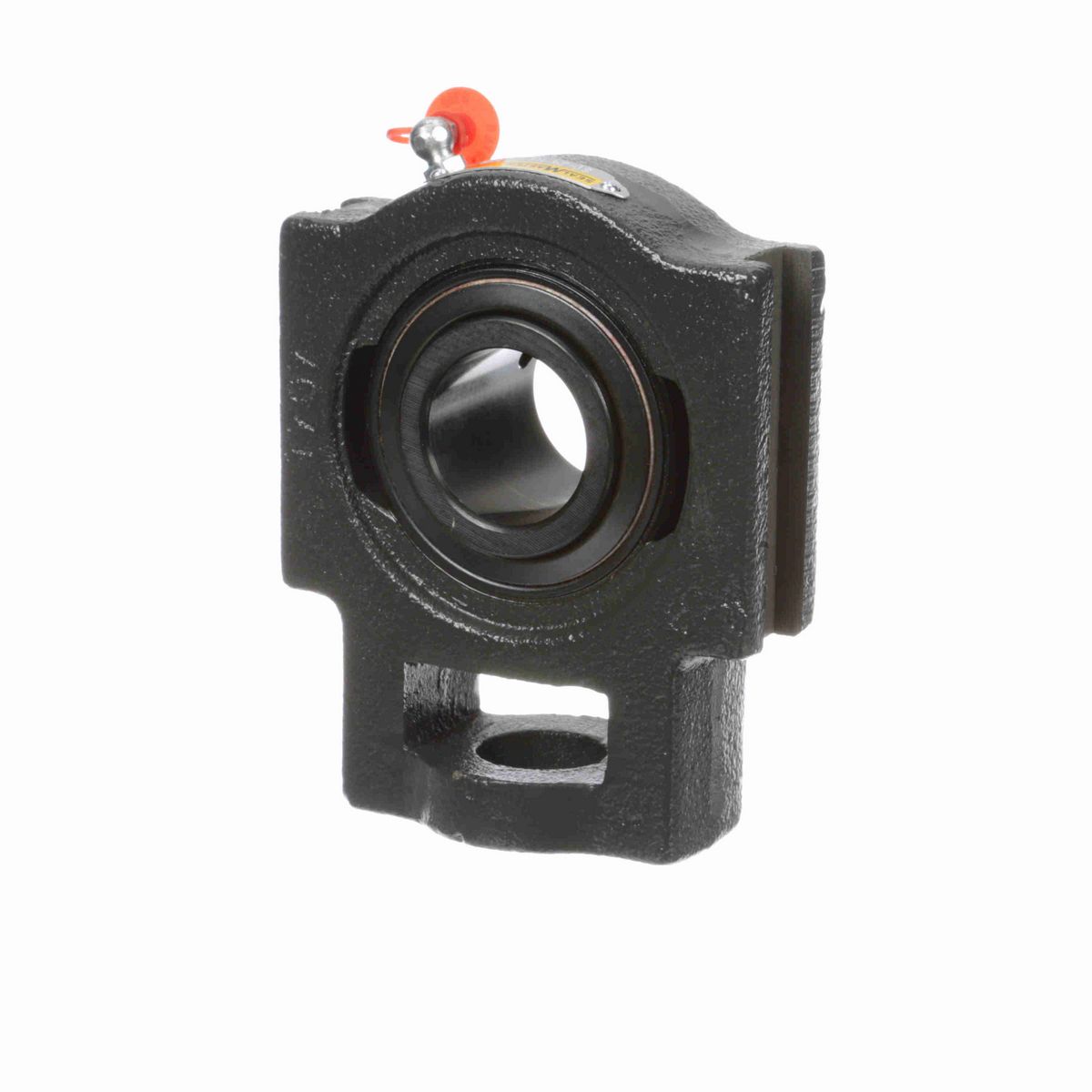 Sealmaster Mounted Cast Iron Wide Slot Take Up Ball Bearing - 52100 Bearing Steel, Black Oxided - Setscrew Lock - High Temperature - ST-24 HT