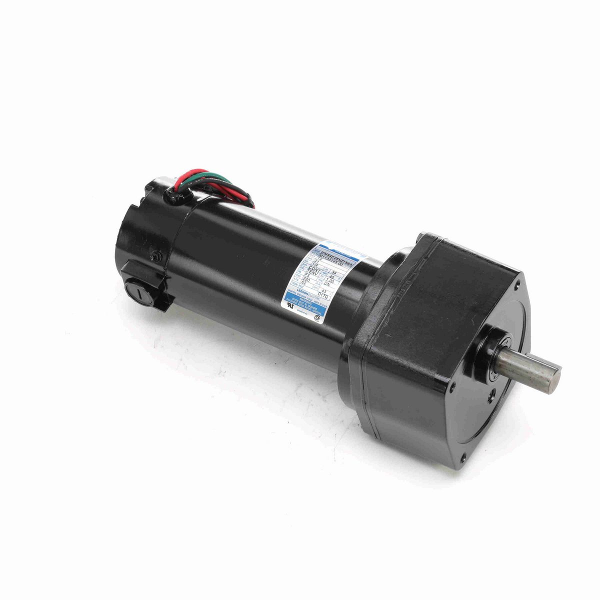 LEESON Parallel Shaft Gearmotor, 0.25 HP, 12 V, 62 RPM, 34 Frame, TENV - M1135245.00