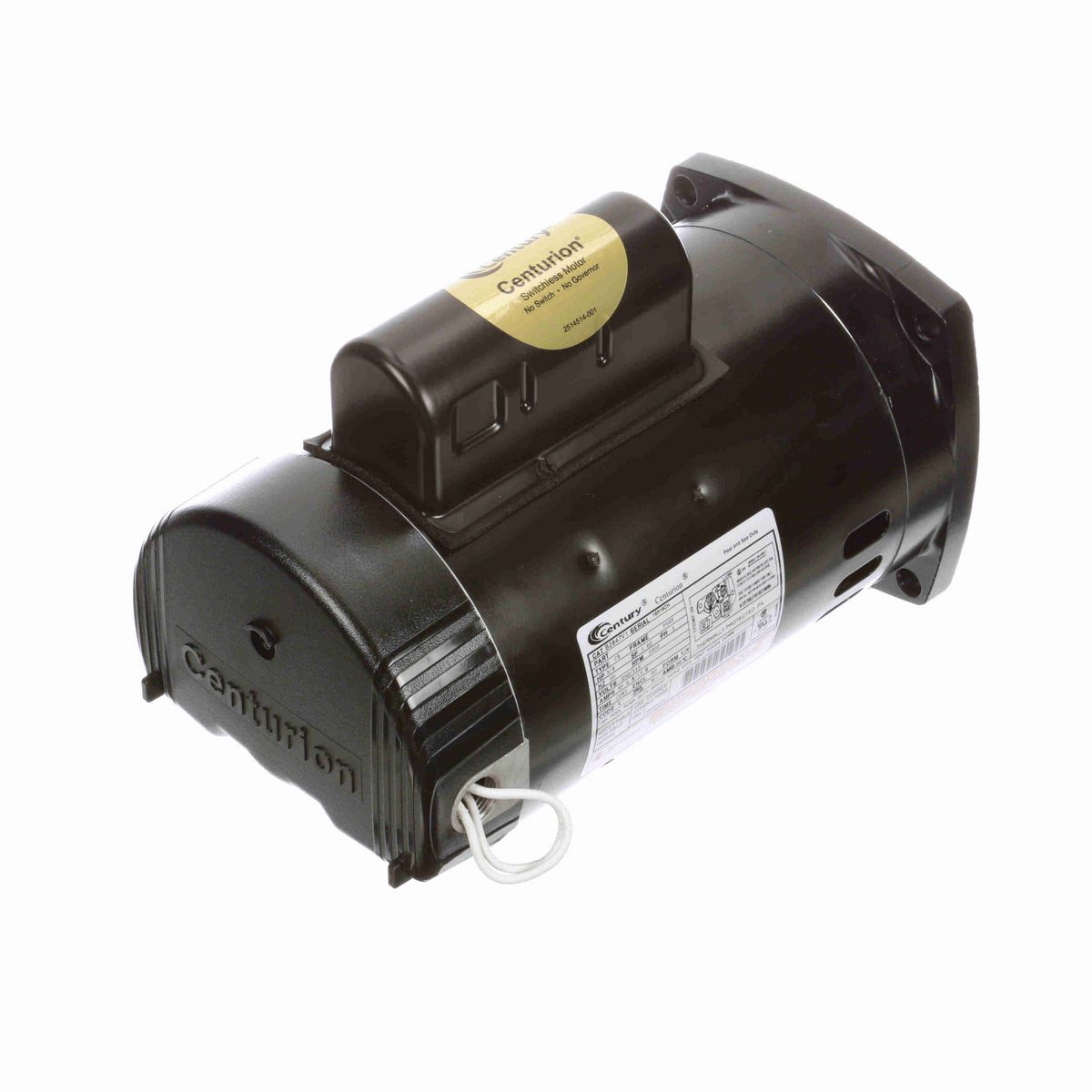 Century Pool Pump Motor, 3/4 HP, 1 Ph, 60 Hz, 230/115 V, 3600 RPM, P56Y Frame, DP - B2847V1