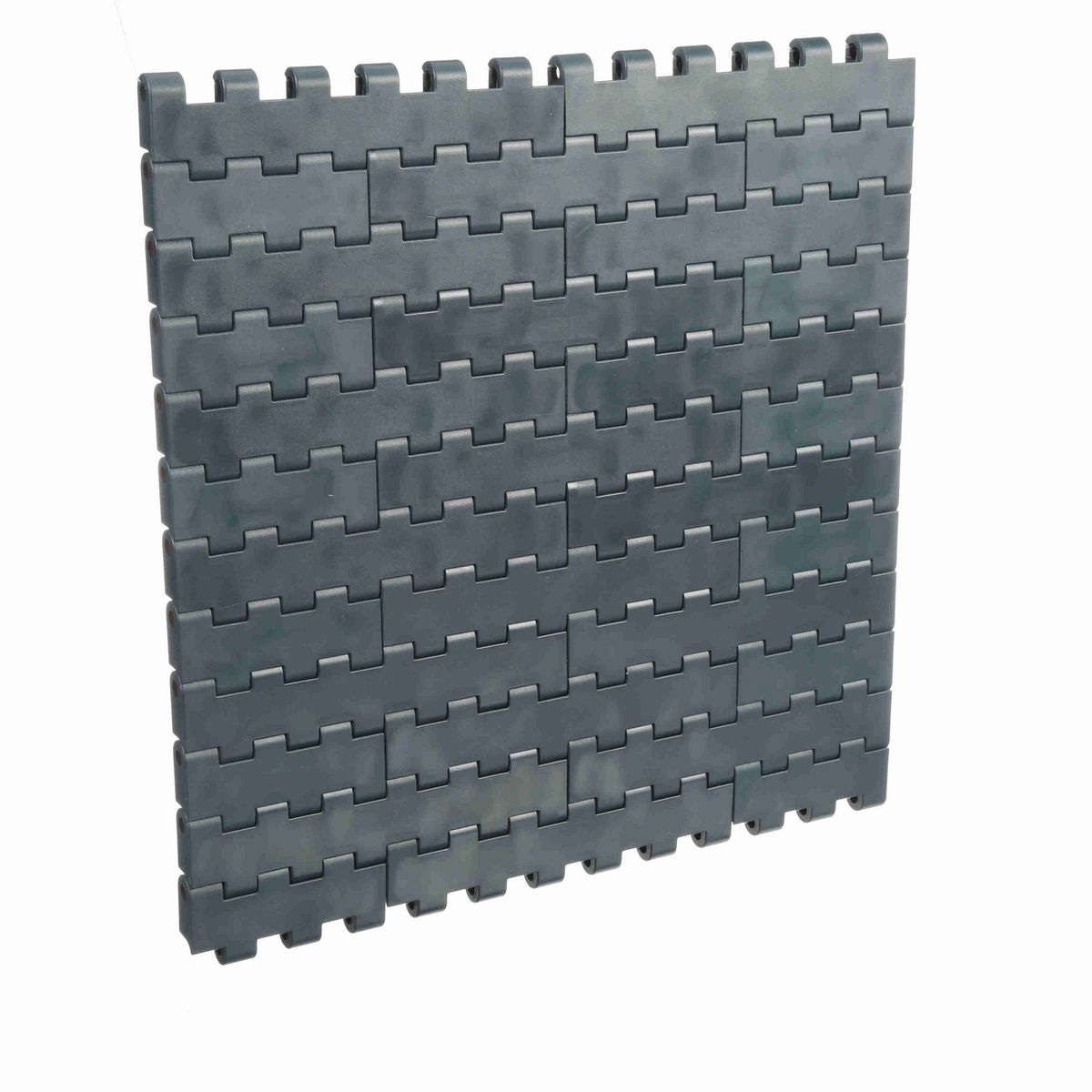 System Plast 2252FT Straight Running Solid Top, Material: NG evo (Gray Blue), Width: 12in, Pitch: 1in - NGE2252FT-K1200