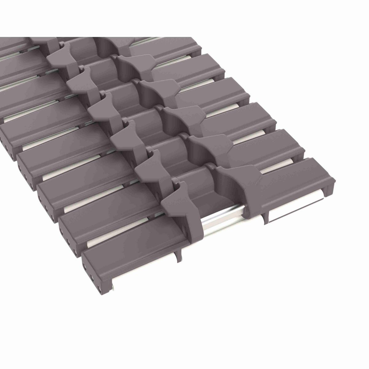 Rexnord 882TAB LBP Side-flexing Low Backline Pressure, Material: Brown High Performance, Width: 7.5in, Pitch: 1.5in - 10383792