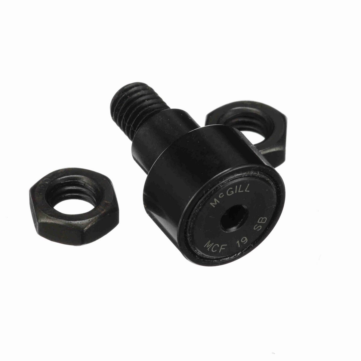 Опорный ролик с цапфой McGill CAMROL MCFE 19 SB, бочкообразный, с уплотнением, с шестигранным отверстием, метрический