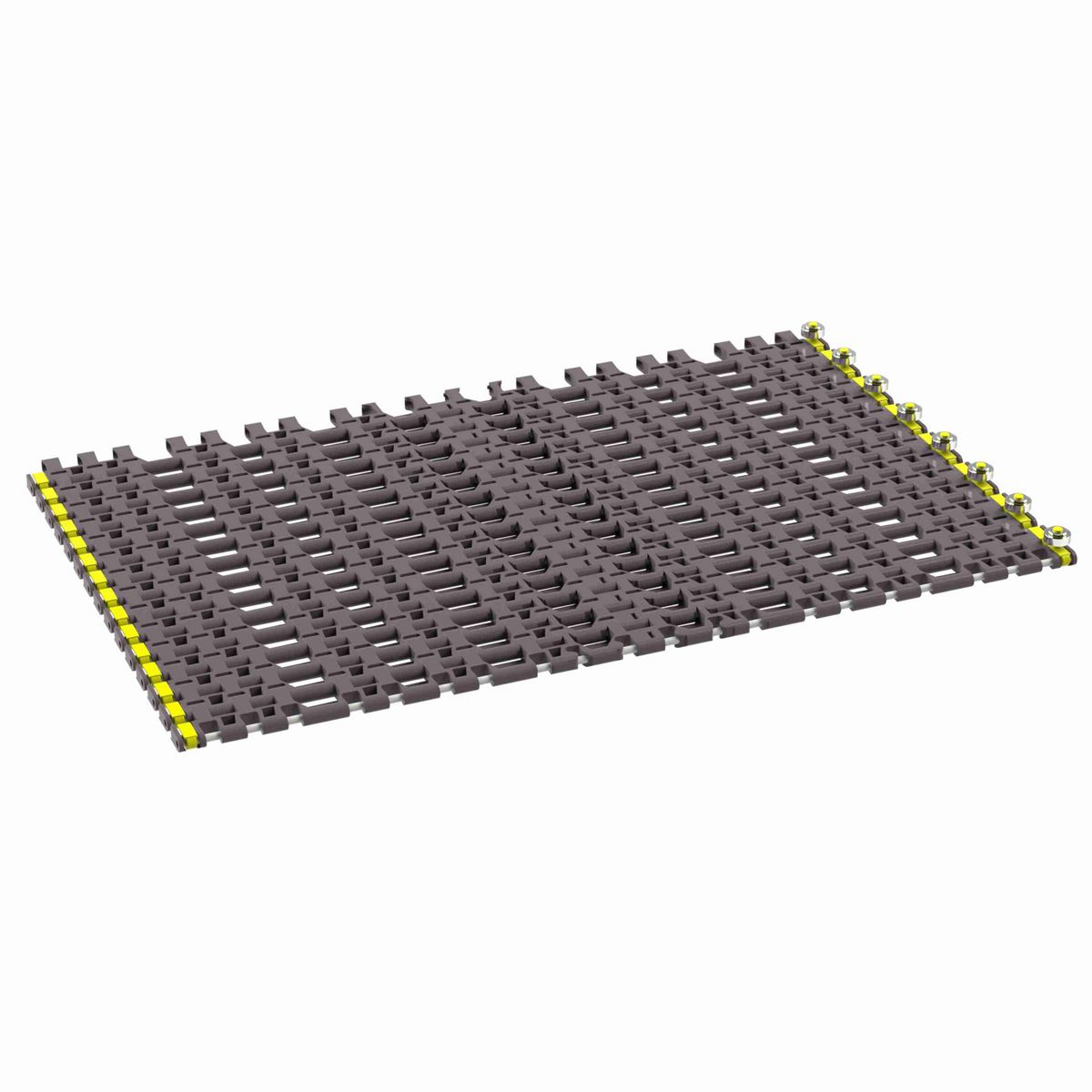 Rexnord 7956B Side-flexing Flush Grid, Material: Brown High Performance, Width: 30in, Pitch: 1.25in - 81450891