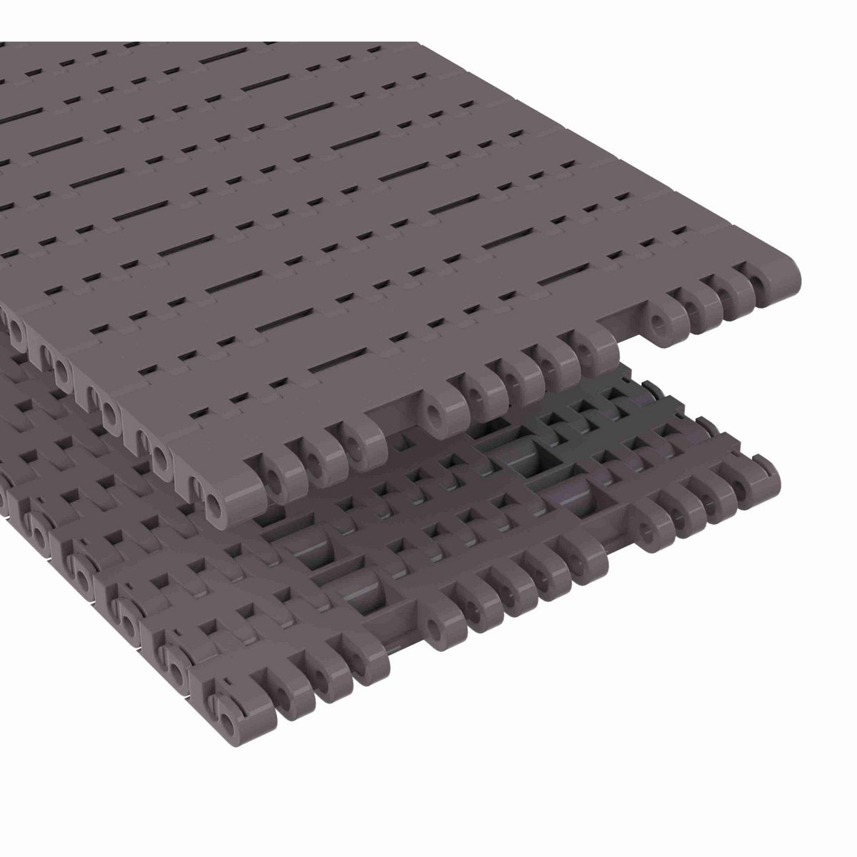 Rexnord 7705 Straight Running Solid Top, Material: Brown High Performance, Width: 7.5in, Pitch: 1in - 81416334