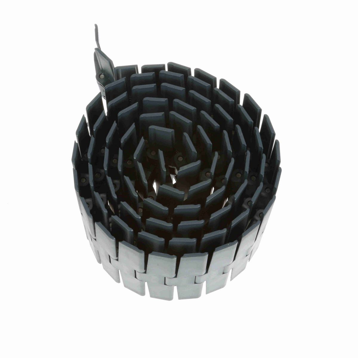 System Plast 882M Side-flexing Solid Top, Material: NG evo (Gray Blue), Width: 7.5in, Pitch: 1.5in - NGE882M-K750