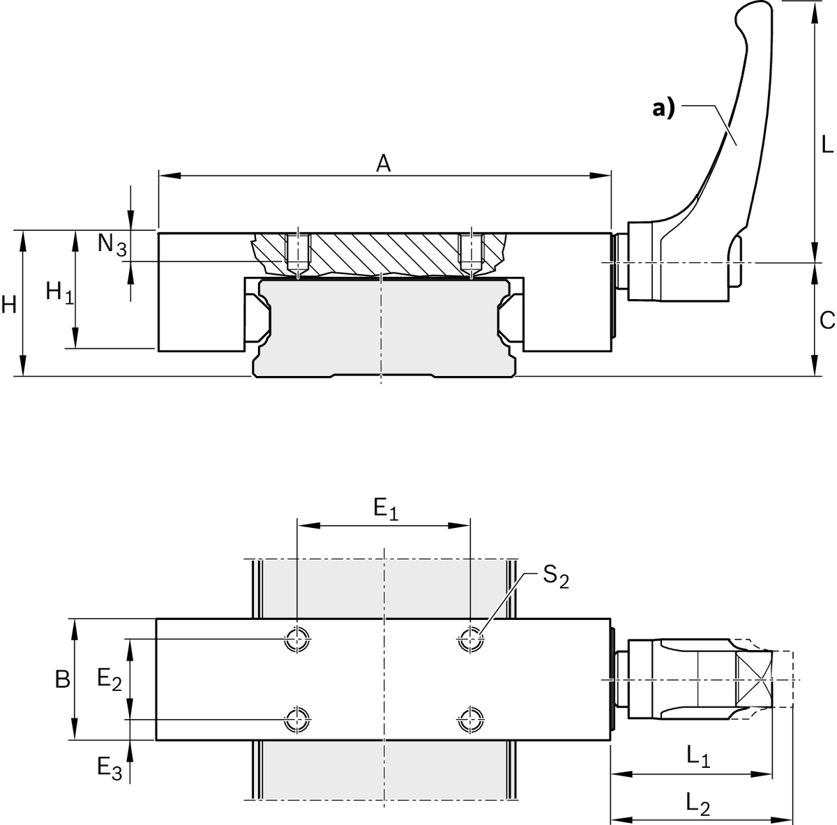 Зажимной блок Bosch Rexroth HK 3505 KB [R161934283]