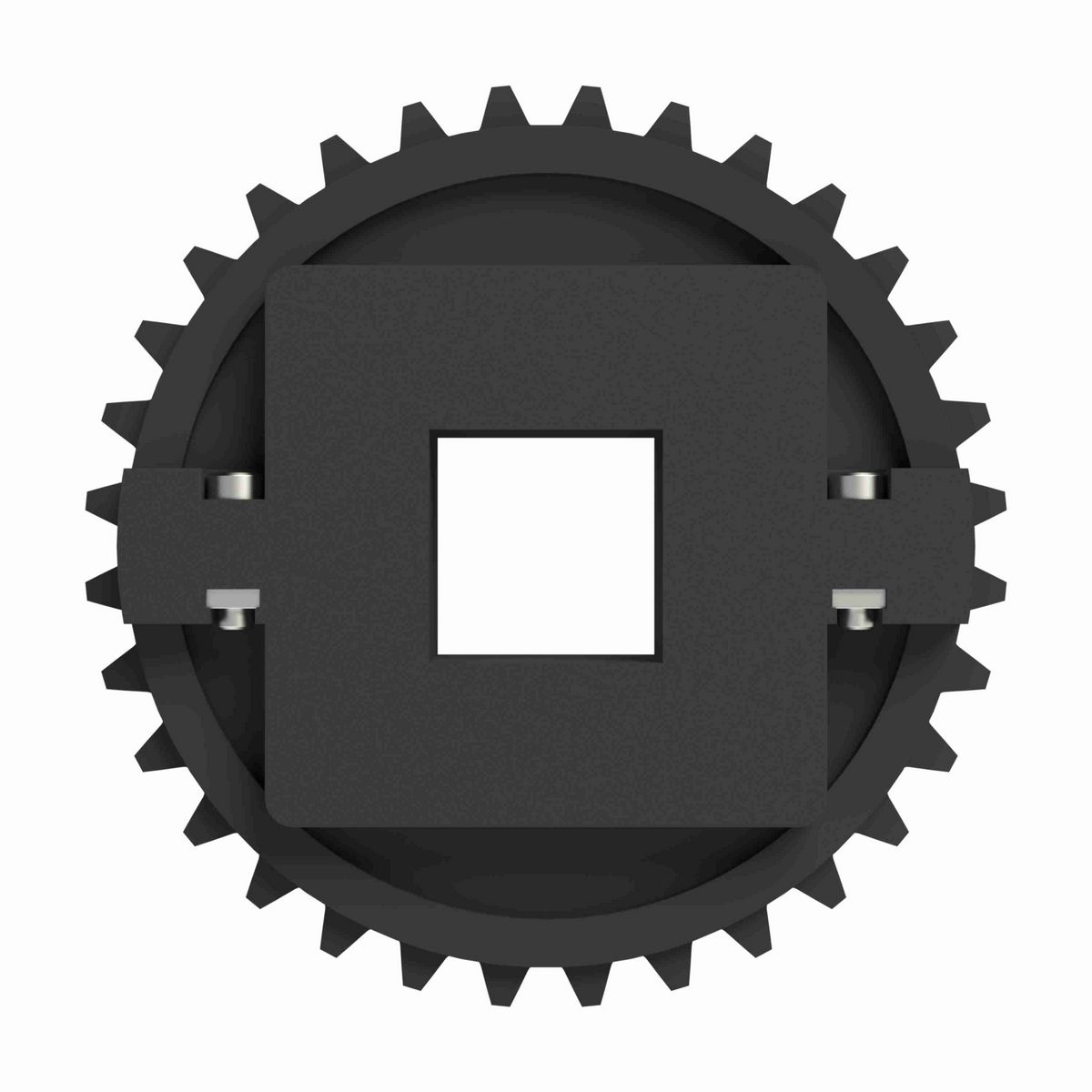 Rexnord 1500 Series Split Molded Nylon Sprocket with 32 Teeth and a 1-1/4in Square Bore - 614-148-5