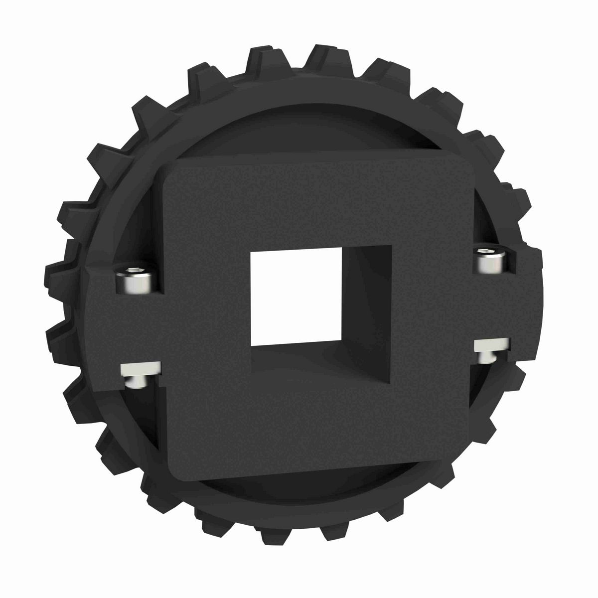 Rexnord 1500 Series Split Molded Nylon Sprocket with 24 Teeth and a 1-1/4in Square Bore - 614-347-1