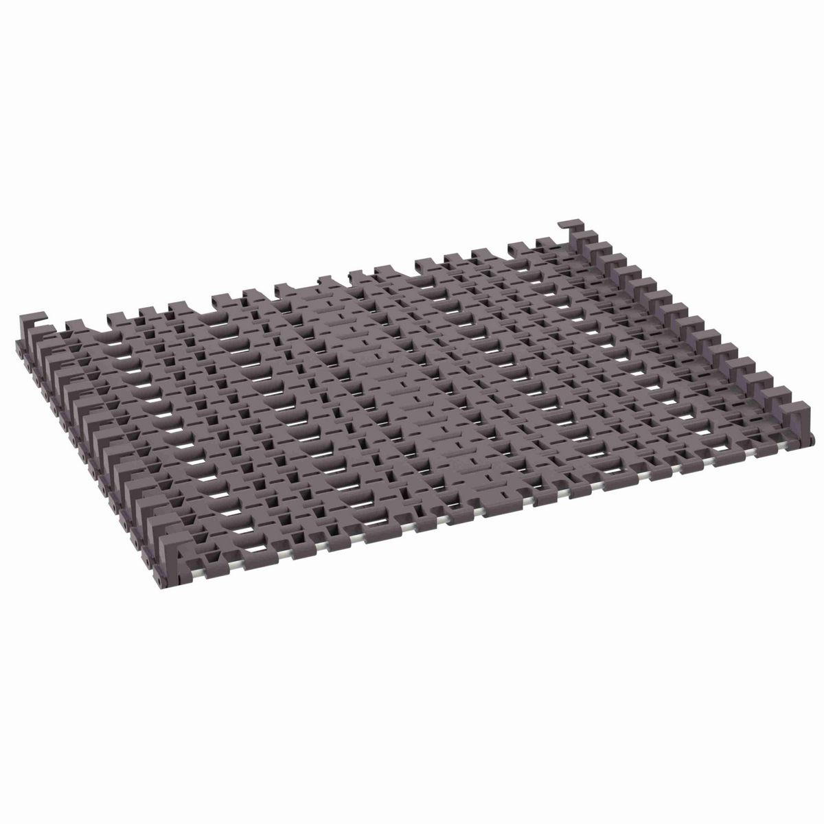 Rexnord 7956TAB Side-flexing Flush Grid, Material: Brown High Performance, Width: 24in, Pitch: 1.25in - 81450471