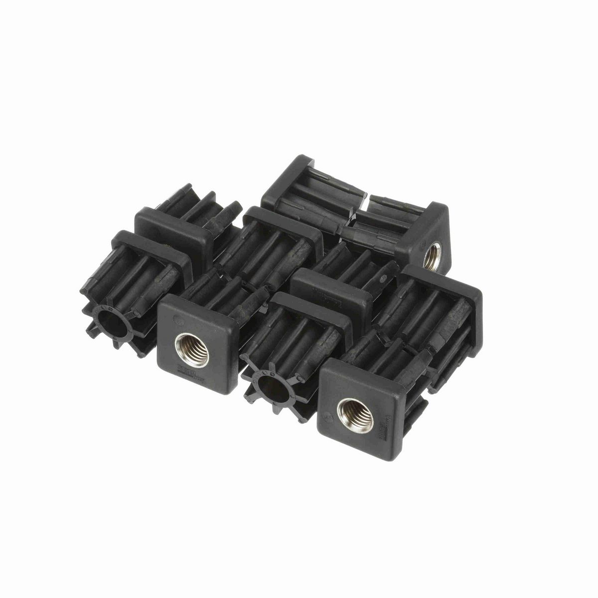 System Plast Tube End (Square); Series: VG-556, Thread: M20 for a 2 Sq. Tube - VG-556-BM20