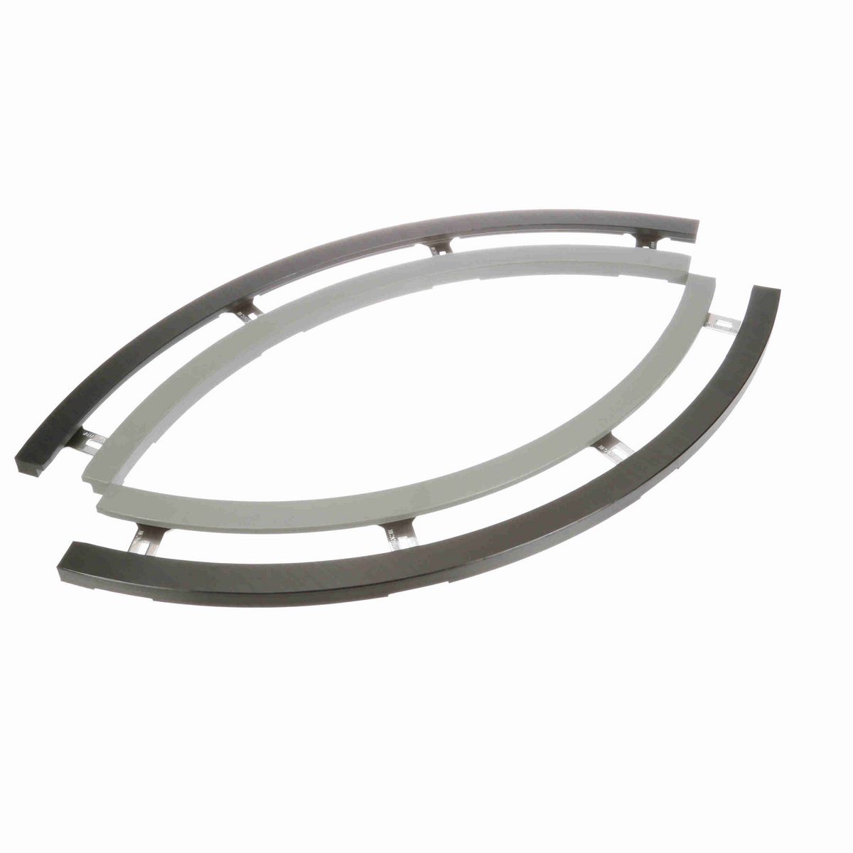 System Plast Tab Curve Track; Radius: 24-in, Series: VT3K-SR-B-980, Height: 1-in , Track Width: 4.75-in , Material: NOLU-SR - VT3K-SR-B-980-T-24-0450