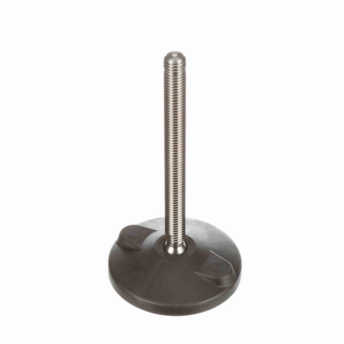 System Plast Fixed Plastic Leveler; Series: VG-511, Base Diameter: 4, Spindle Length: 6.09-mm, Thread: M20 - VG-511-04-SM20-L7T