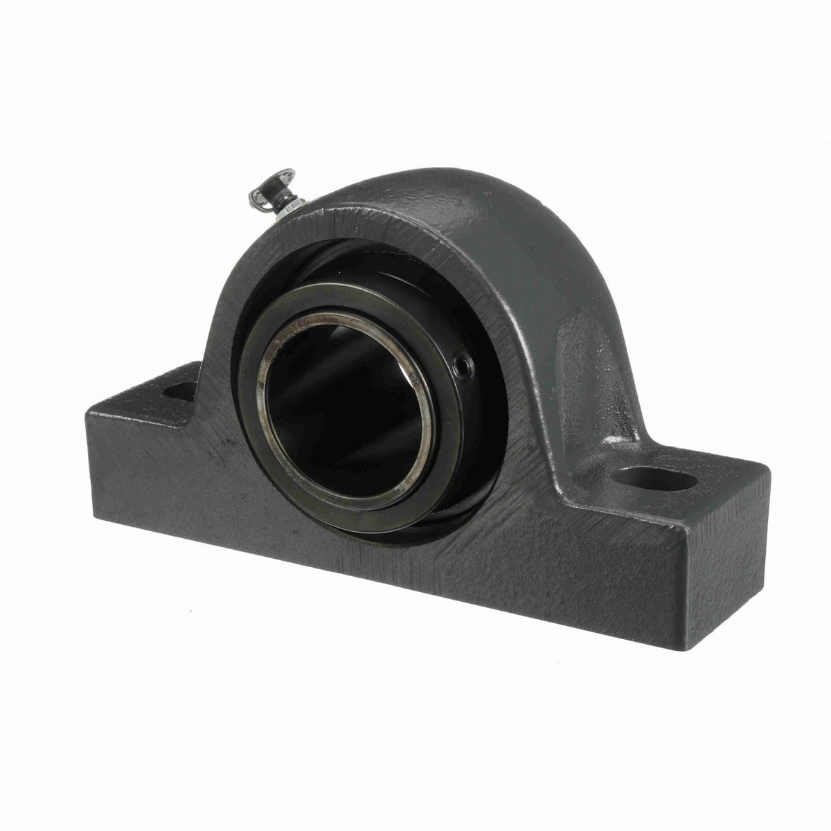 Sealmaster Mounted Cast Iron Two Bolt Pillow Block Spherical Roller - 52100 Bearing Steel, Black Oxided - Collar Mount Lock - USRB5000-203