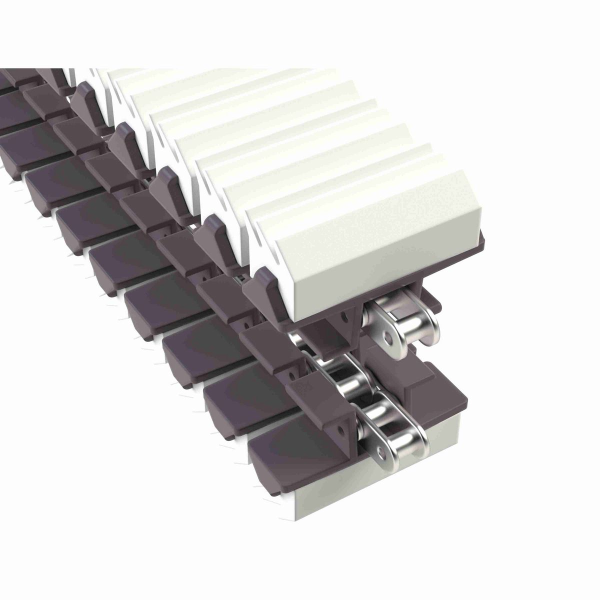 Rexnord 1873TAB SideGrip™ Side-flexing, Material: Brown High Performance, Width: 3.25in, Pitch: 1.5in - L1873628683