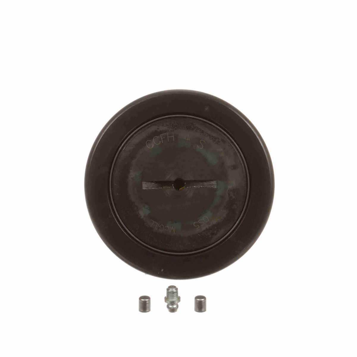 Опорный ролик с цапфой McGill Heavy Stud CAMROL CCFH 4 S, бочкообразный, с уплотнением, со шлицем под отвёртку, дюймовый