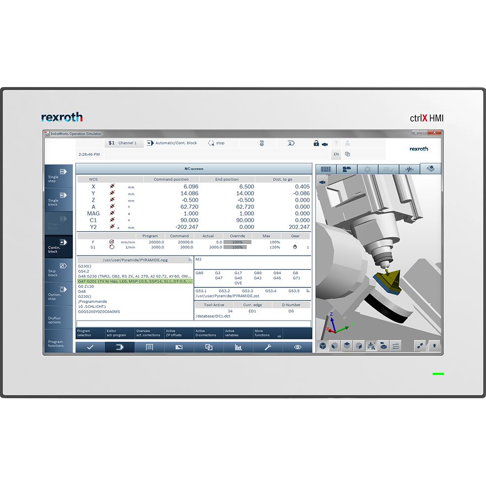 CONTROL PANEL VR3115.1-1A1-AA-N0N-NN-D1-NNNNNN-N-HMINN [R911404317]