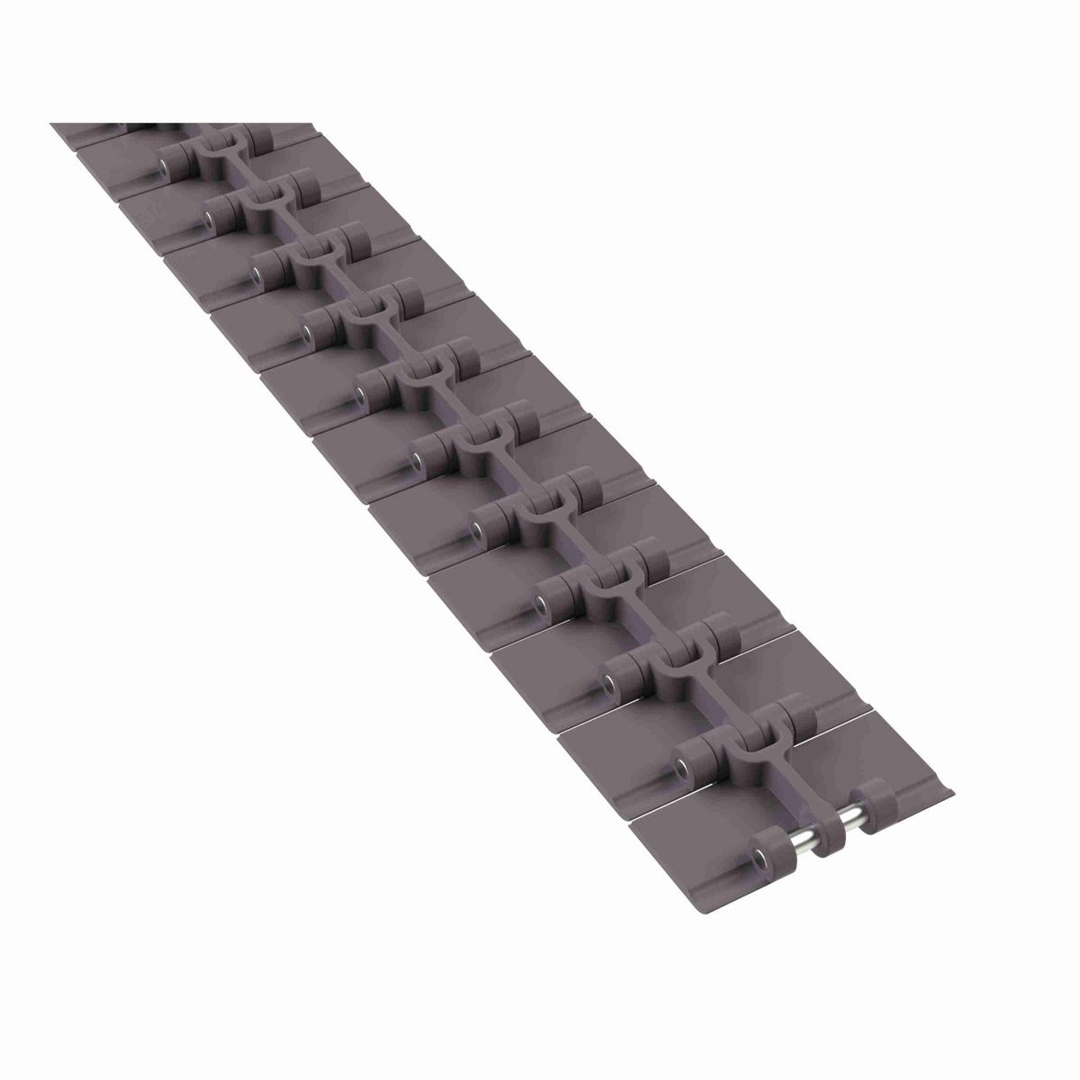 Rexnord 820 RubberTop Straight Running RubberTop®, Material: Brown High Performance, Width: 3.25in, Pitch: 1.5in - 81421941