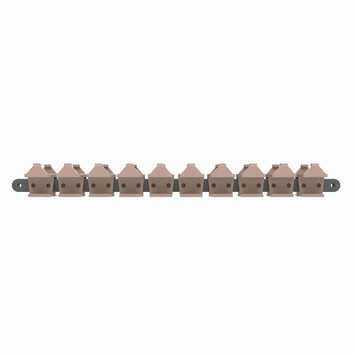Rexnord 1873TAB SideGrip™ Side-flexing, Material: Tan Low Friction, Width: 3.75in, Pitch: 1.5in - 114-676-1