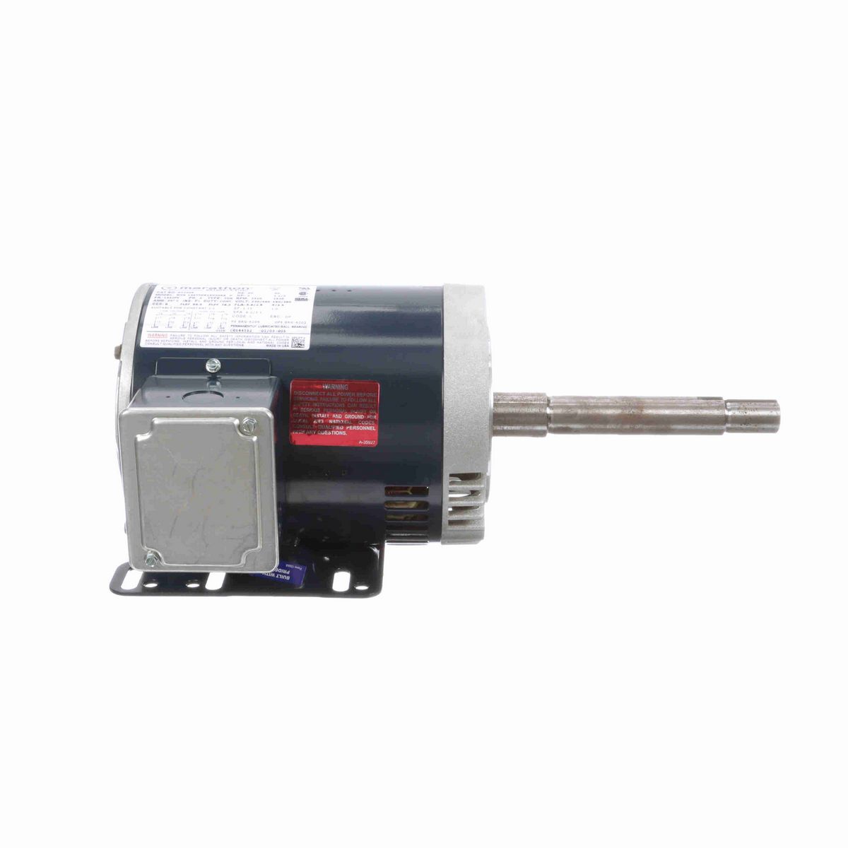 LEESON Close-Coupled Pump Motor, 2 & 1.50 HP, 3 Ph, 60 & 50 Hz, 230/460 & 190/380 V, 3600 & 3000 RPM, 145JP Frame, DP - GT2406