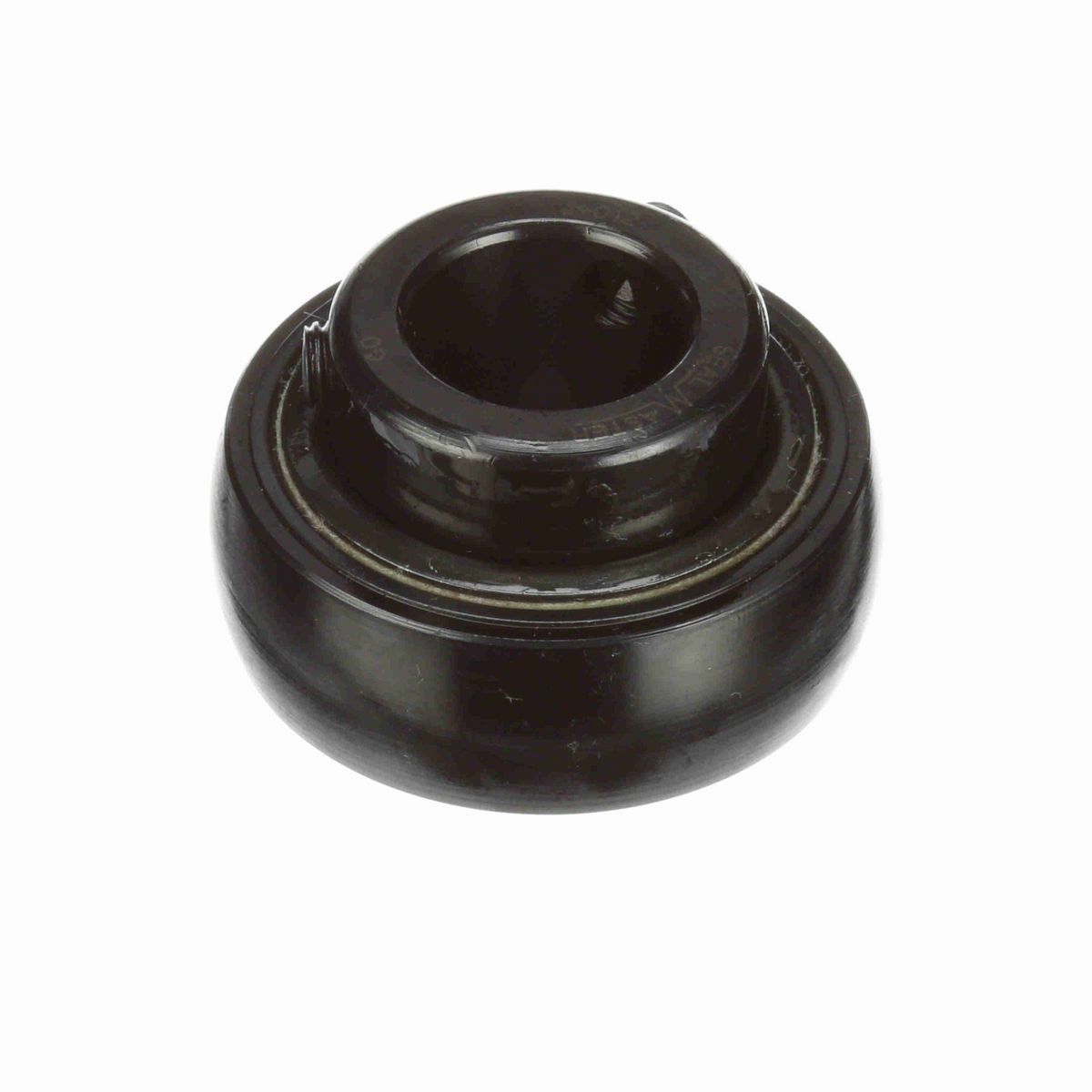 Sealmaster Mounted Insert Only Ball Bearing - 52100 Bearing Steel, Black Oxided - Setscrew Lock - 2-012