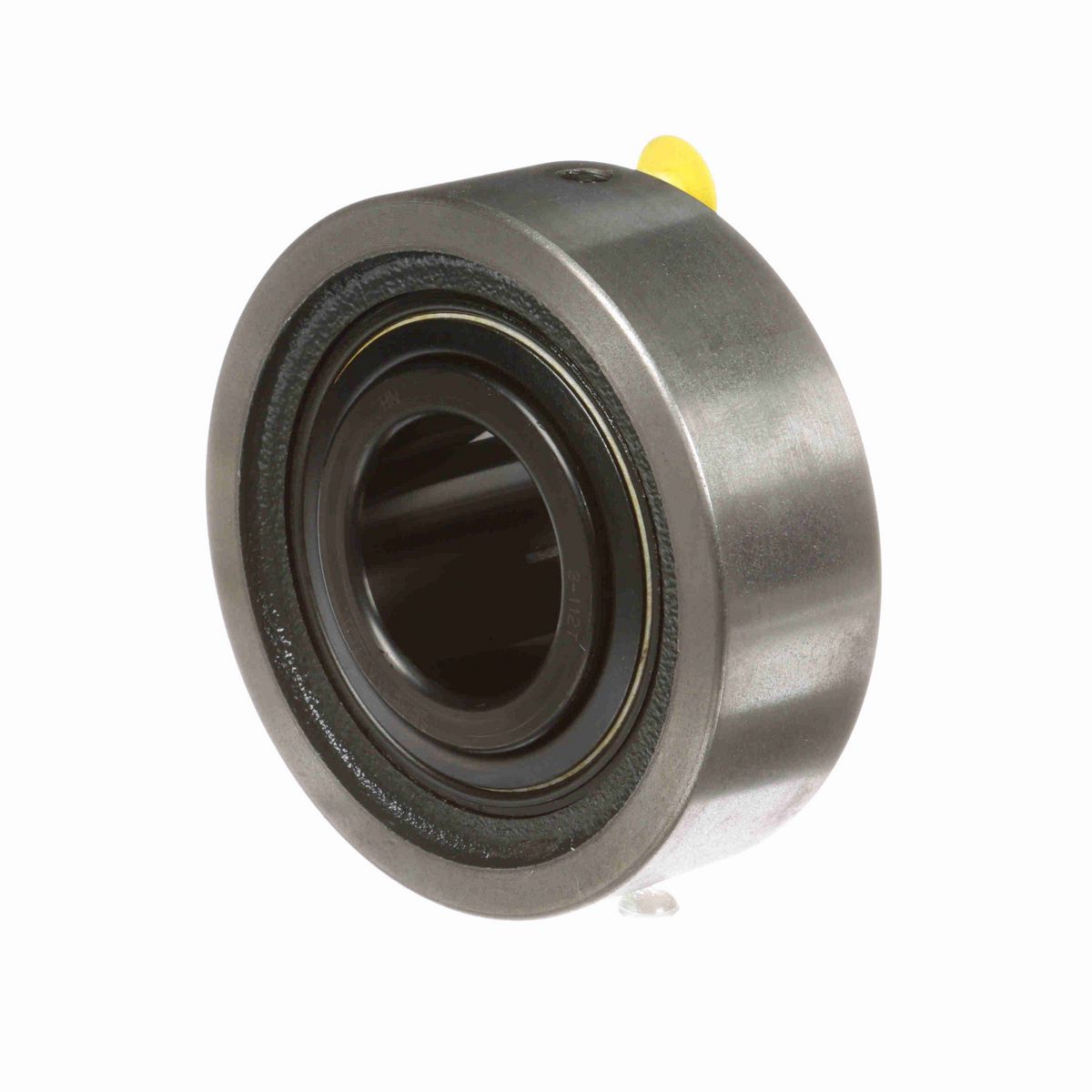 Sealmaster Mounted Cast Iron Cylindrical Cartridge Ball Bearing - 52100 Bearing Steel, Black Oxided - Concentric Lock - MSC-28T