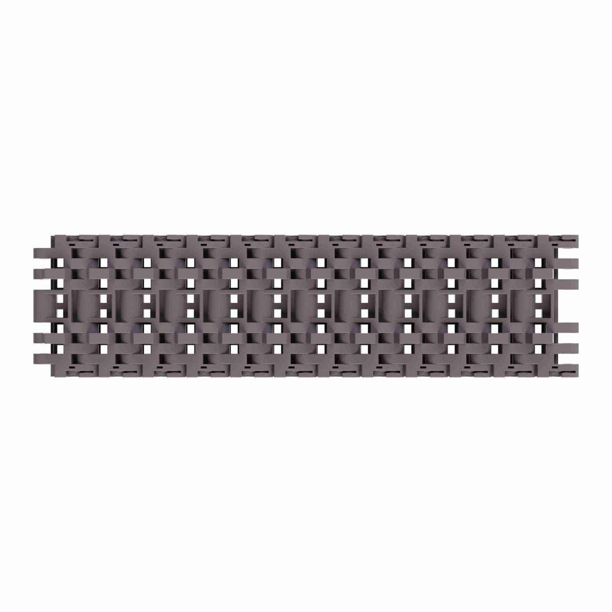 Rexnord 7706 Straight Running Flush Grid, Material: Brown High Performance, Width: 3.25in, Pitch: 1in - 81415221