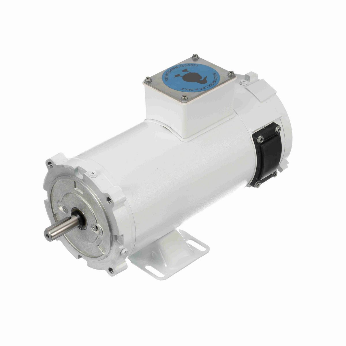 LEESON White Duck™ Washdown Motor, 0.75 HP, 90 V, 1750 RPM, S56C Frame, TENV - 108228.00