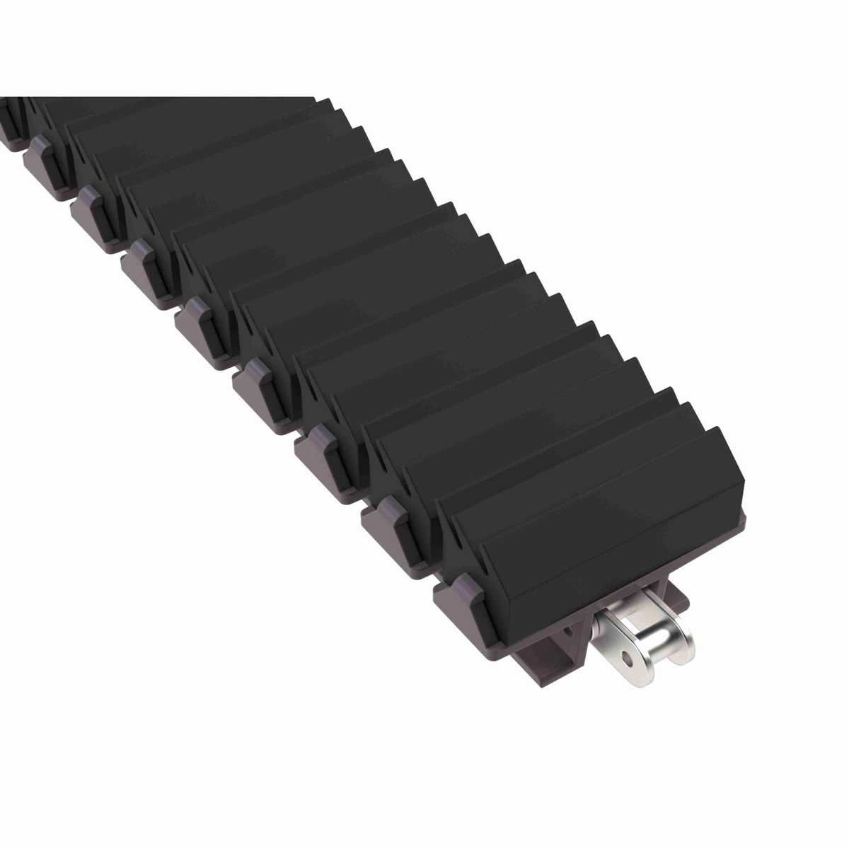 Rexnord 1873TAB SideGrip™ Side-flexing, Material: Brown High Performance, Width: 3.75in, Pitch: 1.5in - 81447331