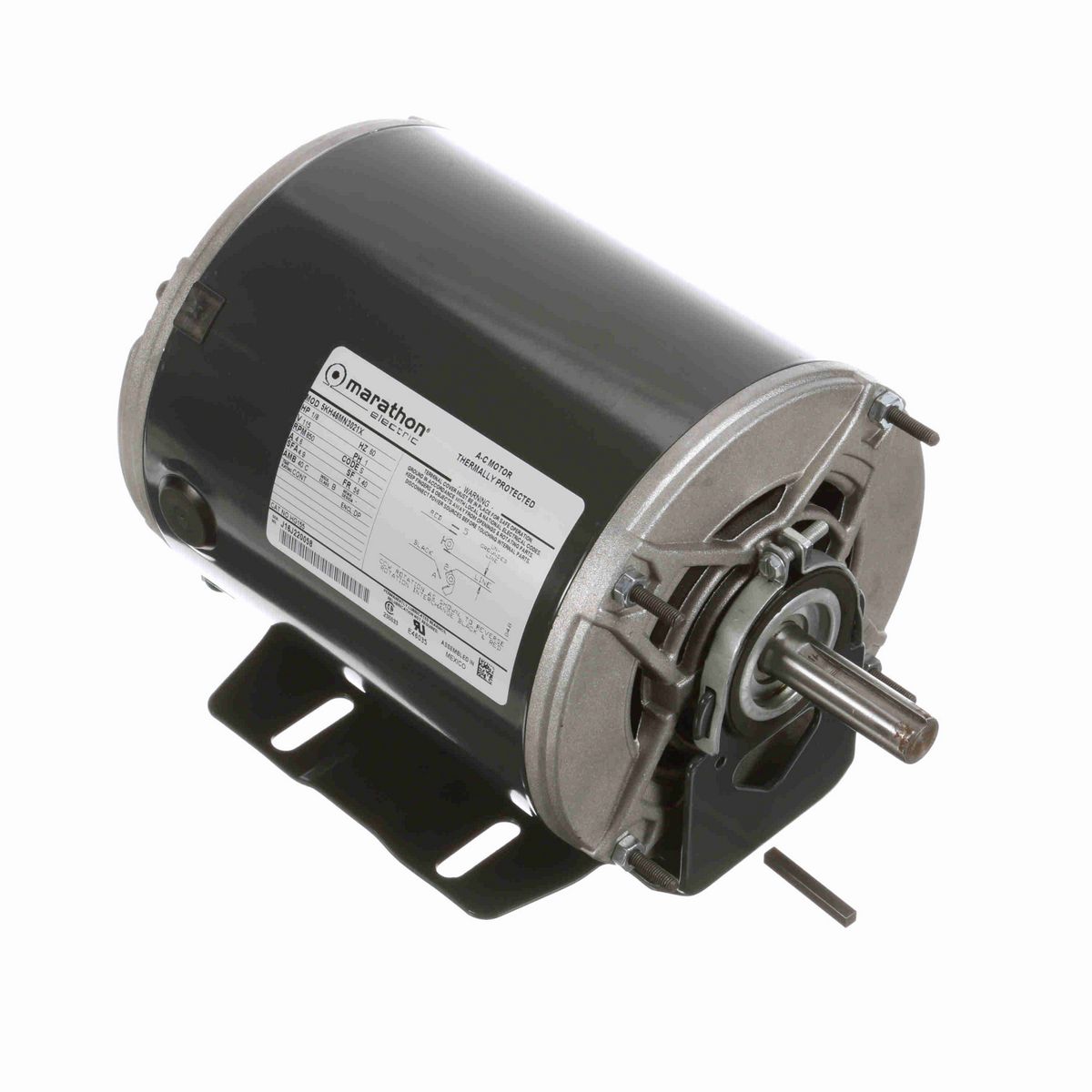 LEESON Fan and Blower Motor, 0.13 HP, 1 Ph, 60 Hz, 115 V, 900 RPM, 56 Frame, DP - HG155