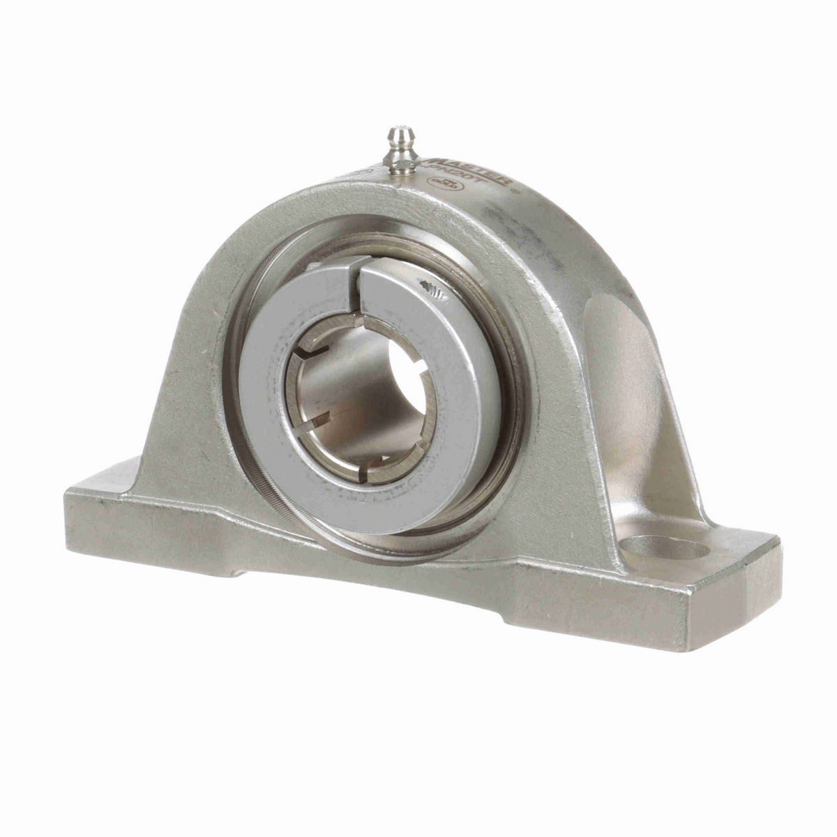 Sealmaster Mounted Stainless Steel Two Bolt Pillow Block Ball Bearing - 52100 Bearing Steel, Phosphorus Nickel Coated - Concentric Lock - Corrosion Resistant - CRPS-PN20T