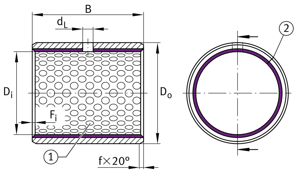 Втулка INA EGB7525-E50