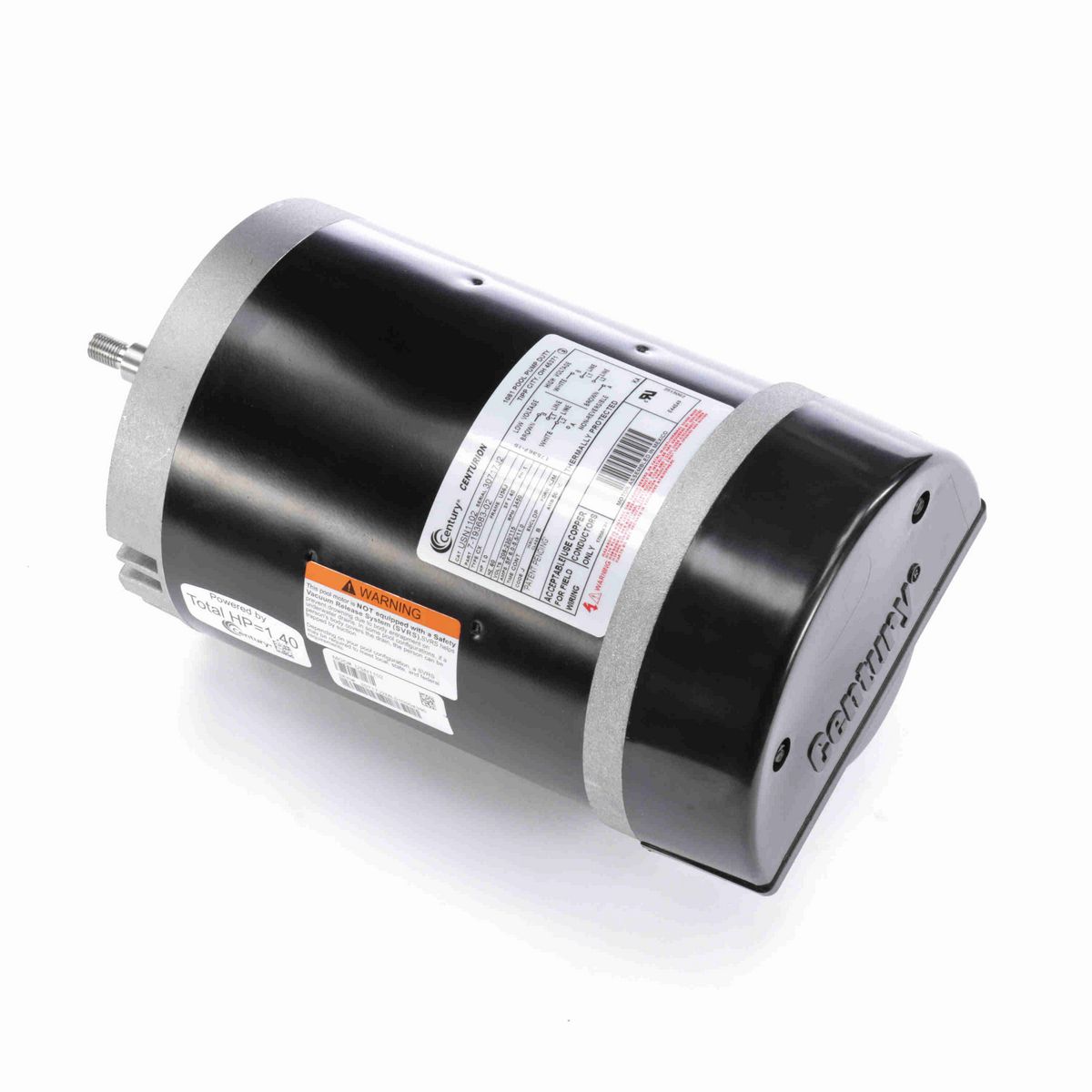 Century Pool Pump Motor, 1.0 HP, 1 Ph, 60 Hz, 208-230/115 V, 3600 RPM, U56J Frame, DP - USN1102