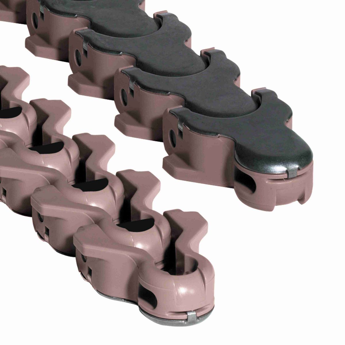 Rexnord 1701TAB AC Side-flexing Solid Top, Material: Tan Low Friction, Width: 2.09in, Pitch: 50mm - 1701TABSS