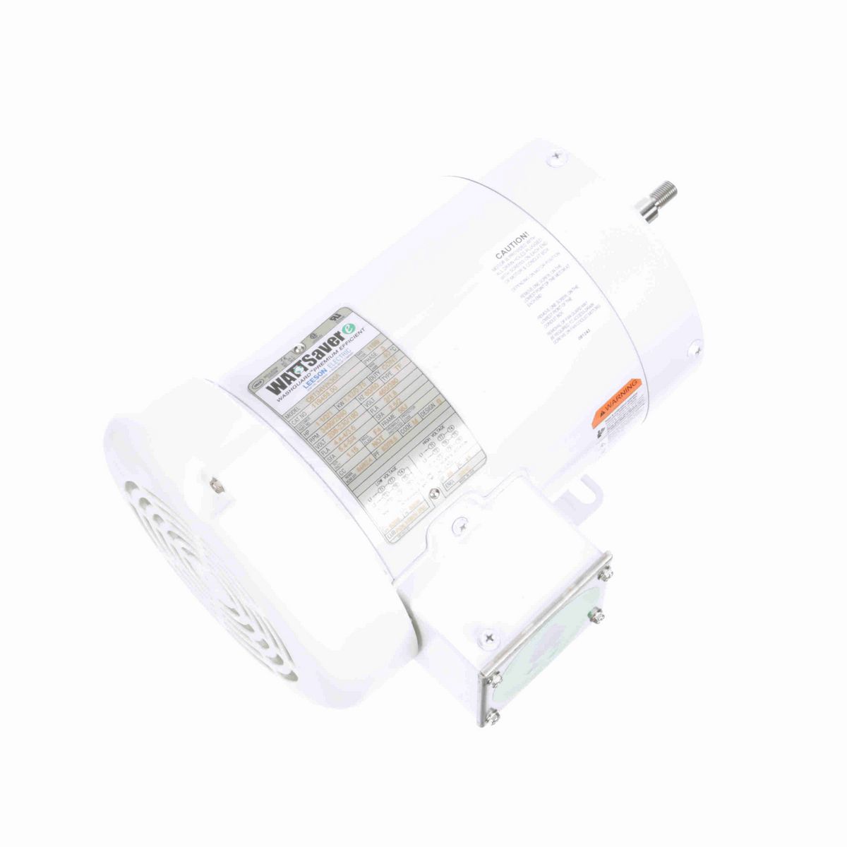 LEESON Jet Pump Motor, 1.50 & 1 HP, 3 Ph, 60 & 50 Hz, 208-230/460 & 190/380 V, 3600 & 3000 RPM, 56J Frame, TEFC - 119458.00