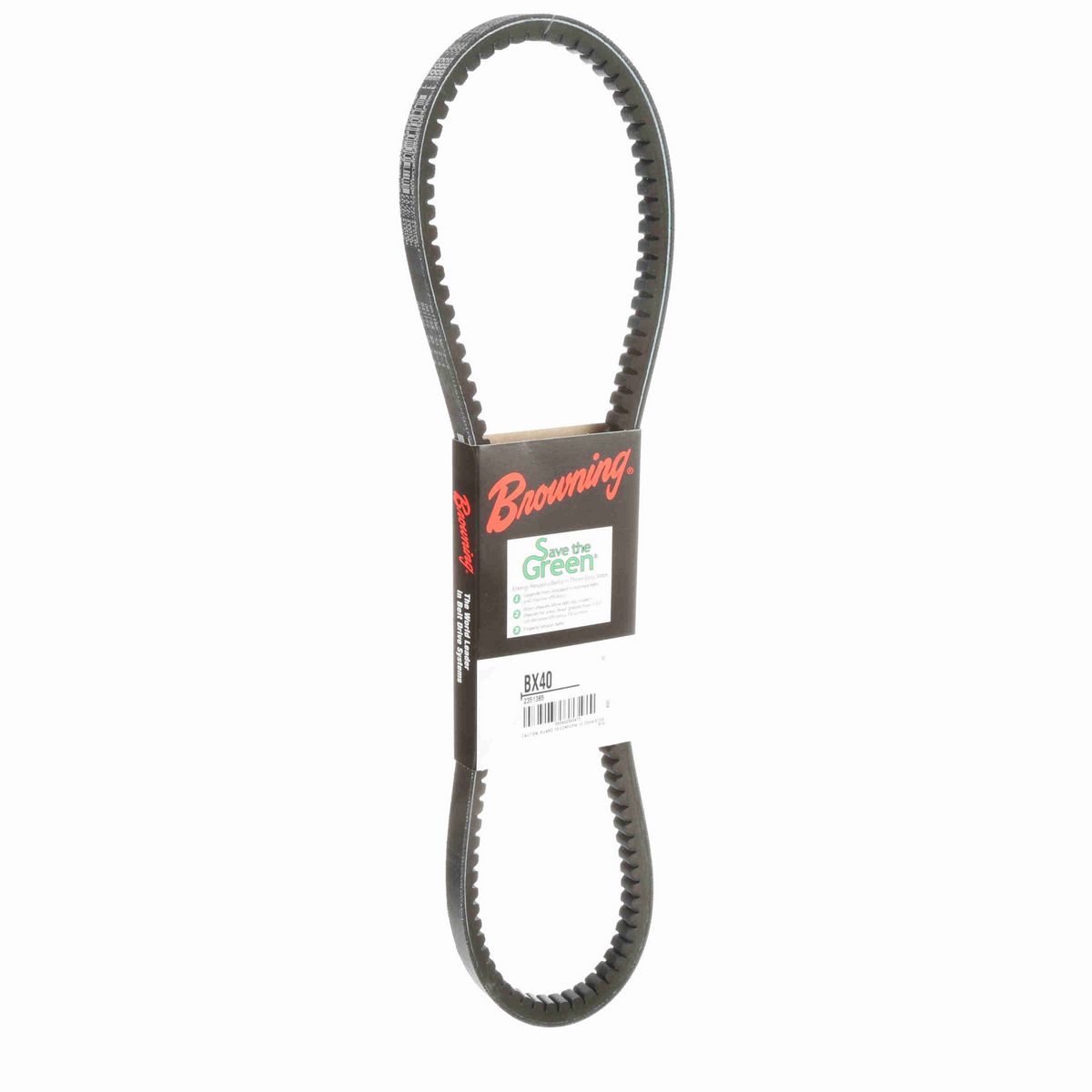 Browning EPDM Notched Belt 98% Efficient - BX40