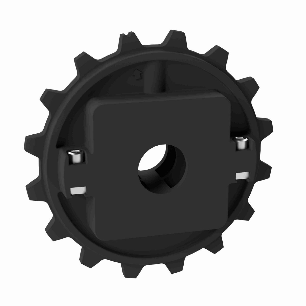 Rexnord 7950 Series Split Molded Nylon Sprocket with 16 Teeth and 1in Round Idler Bore - 614-167-5