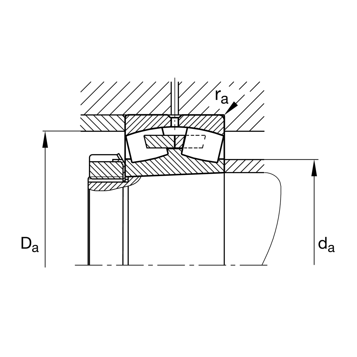 Радиальный сферический роликоподшипник FAG 23026-E1A-XL-K-M>A