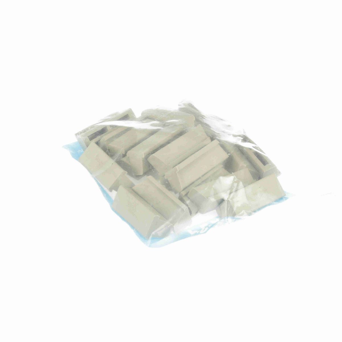 System Plast Hardware: 0.68"W X 0.6"H X 1.6"L Grey Santoprene - VG-PMI-25