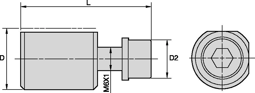 eBore Universal - Direct Mount - Clamping Bolt for Insert Holder Kennametal eBore Universal - Direct Mount - Clamping Bolt for Insert Holder [6655231]