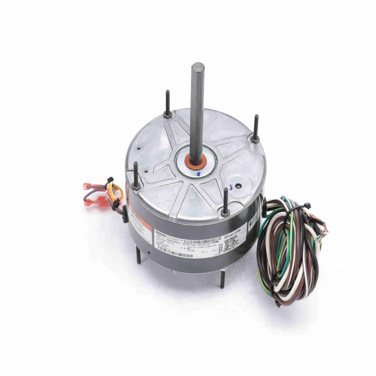 FASCO Condenser Fan Motor, 1/8 HP, 1 Ph, 60 Hz, 208-230 V, 825 RPM, 1 Speed, 48 Frame, CLOSEDAO - D799
