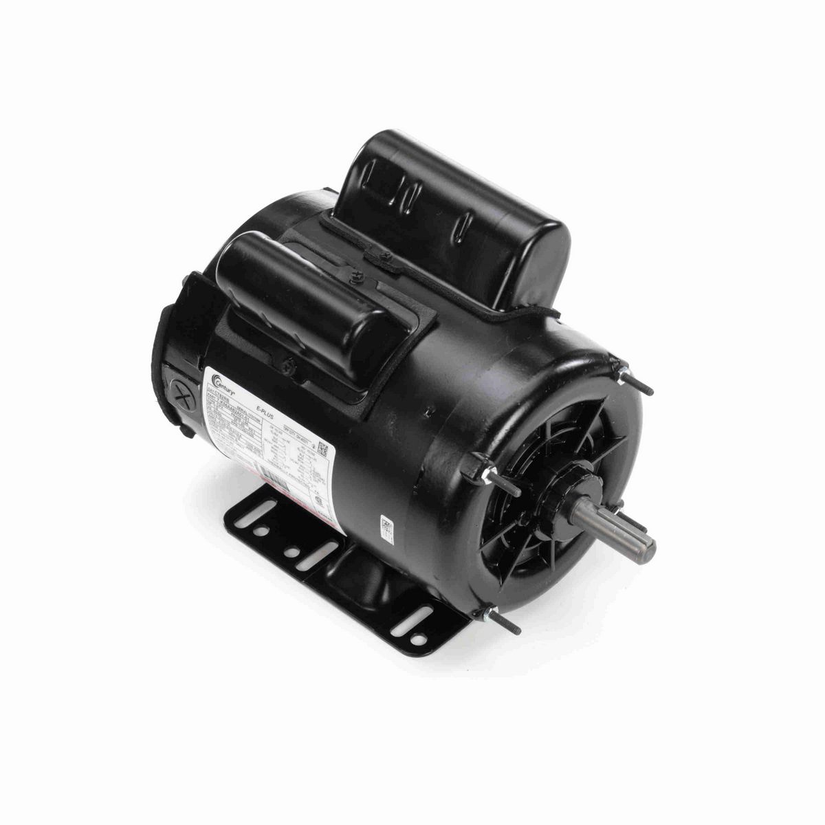 Century Belt Drive Fan Motor, 1.0 HP, 1 Ph, 60/50 Hz, 230/115 V, 1800 RPM, L56None Frame, TENV - C782RB