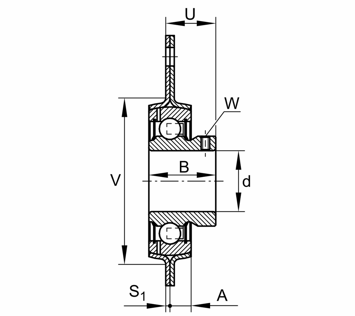 Фланцевый корпус INA RATRY30-XL (RATRY30)