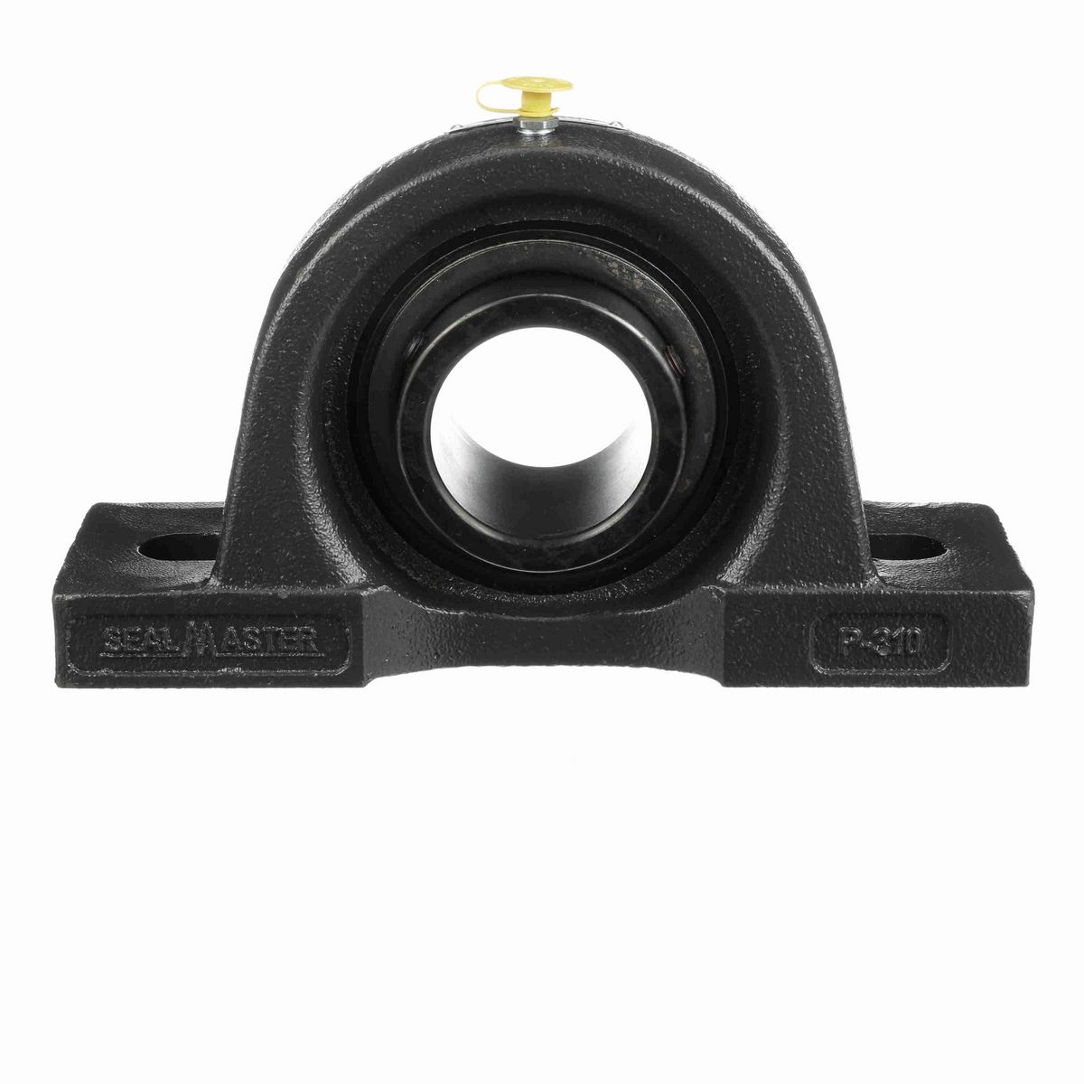 Sealmaster Mounted Cast Iron Two Bolt Pillow Block Ball Bearing - 52100 Bearing Steel, Black Oxided - Setscrew Lock - MP-36