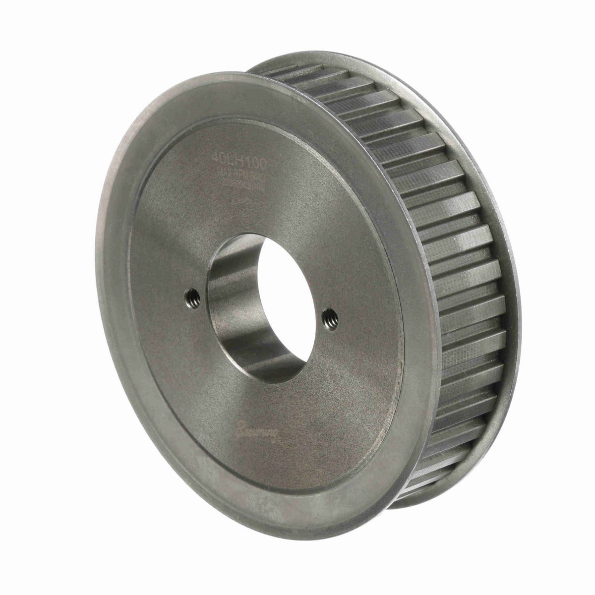 Browning Steel Bushed Bore Gearbelt Pulley - 40LH100
