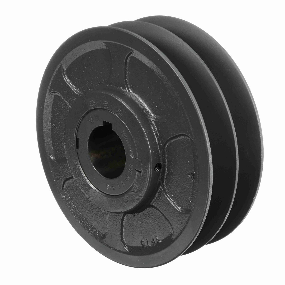 Browning 2 Groove Cast Iron Finish Bore FHP Variable Pitch Sheave - 2VP75X 1 5/8