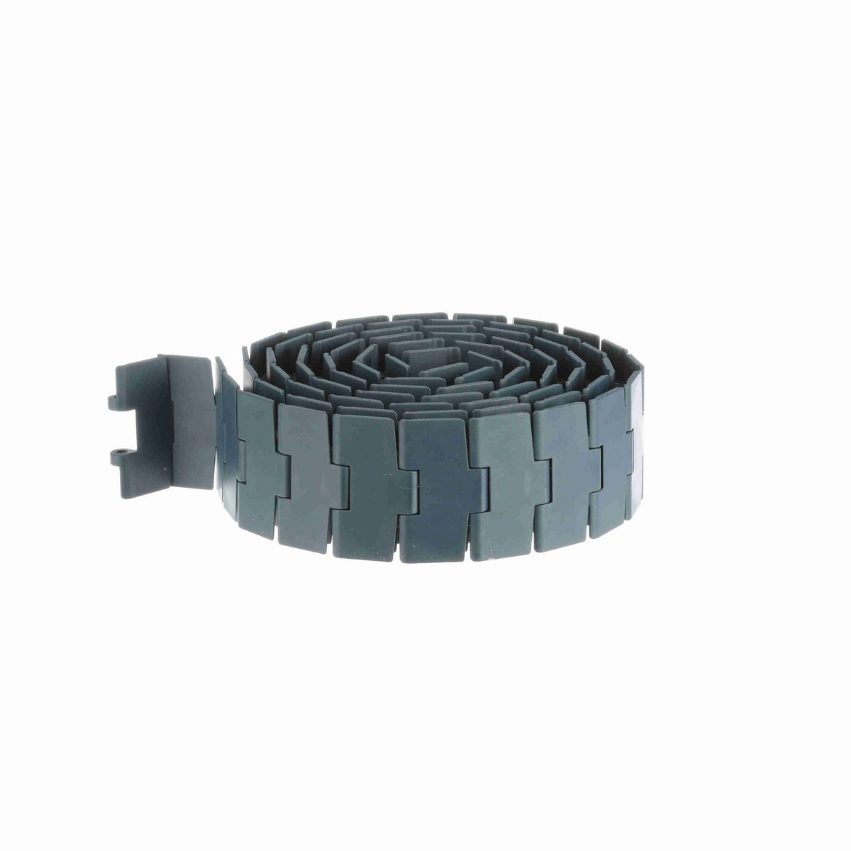 System Plast 880M Side-flexing Solid Top, Material: NG evo (Gray Blue), Width: 3.3in, Pitch: 1.5in - NGE880M-K330